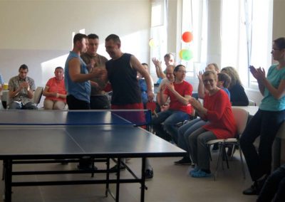 Rozgrywki w tenisie stołowym